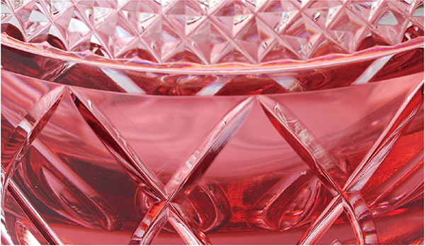 【骨壷】江戸切子S　クリスタルガラス